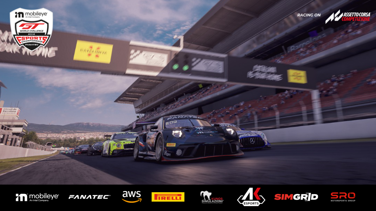 Boquida with dominant victory in Mobileye GT World Challenge Asia Esports opening round in Barcelona